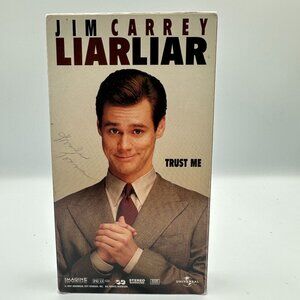 Liar Liar (VHS 1997) Starring Jim Carrey PG-13 Comedy Classic Universal Studios